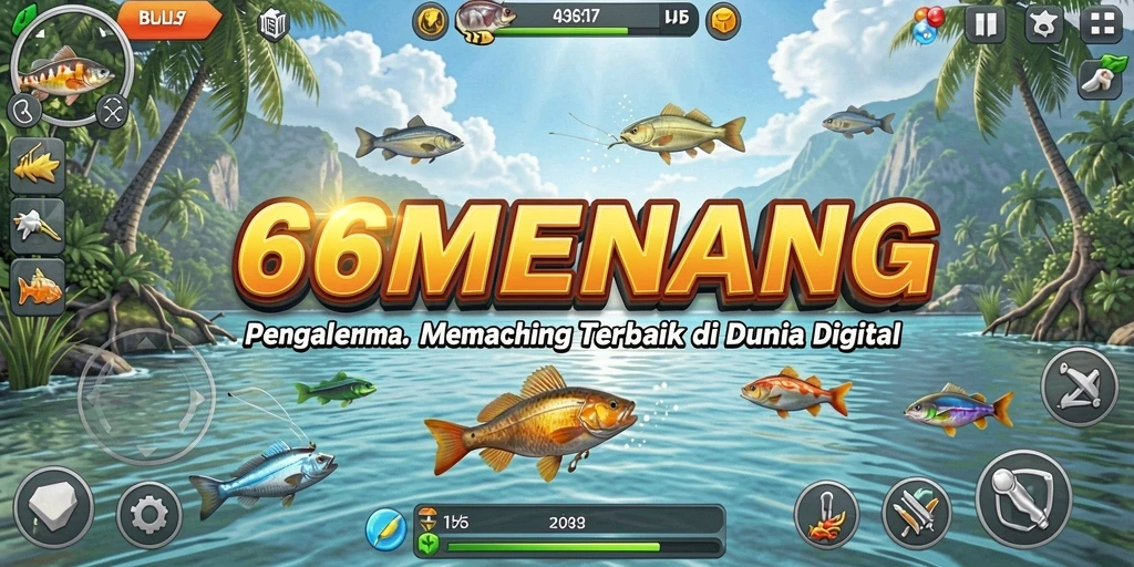Screenshot game 66MENANG menampilkan aksi memancing yang mendebarkan.