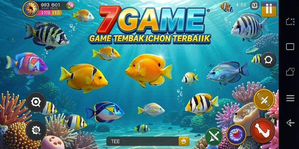 Gameplay seru menembak ikan di 7GAME.