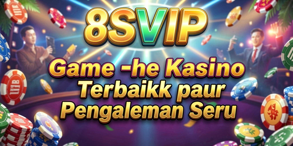 Tampilan gameplay Kasino yang seru dan menarik pada 8SVIP.