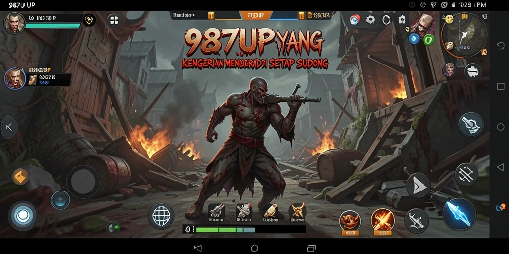 Gameplay mendebarkan dari 987UP dengan suasana Horror yang mencekam.