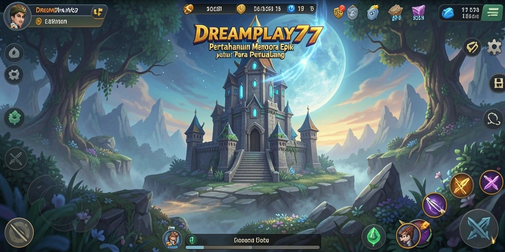 Screenshot menampilkan aksi seru dalam permainan Tower Defense.