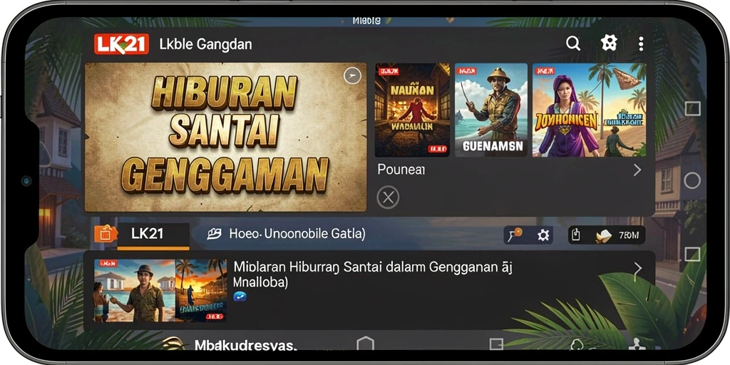 Tampilan gameplay LK21 yang seru dan menghibur.
