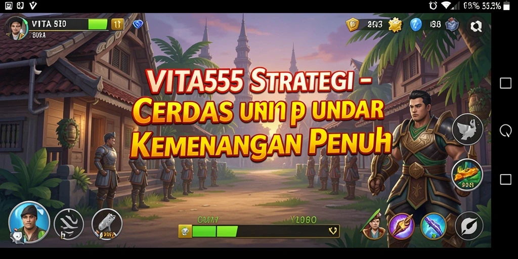Gameplay strategis VITA555 dengan pertempuran yang mendebarkan.