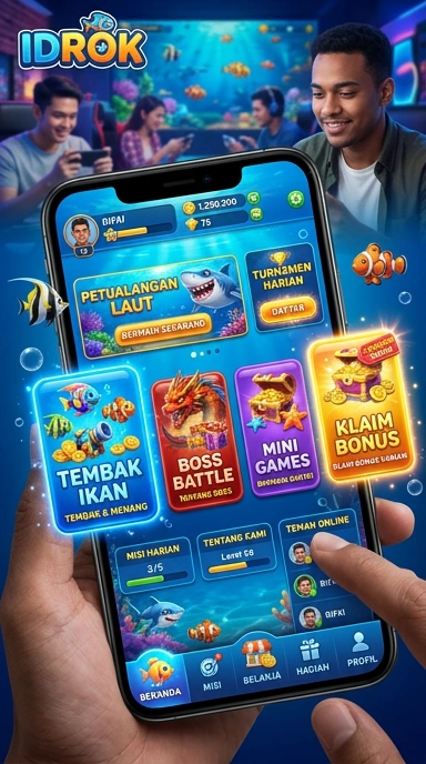 Proses pengunduhan aplikasi cepat di idrok.